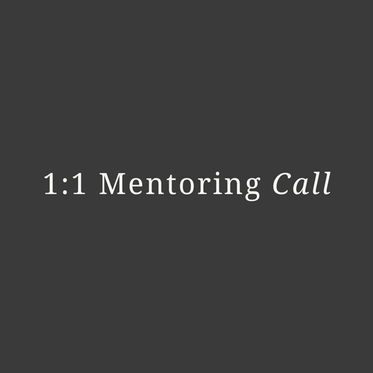 1:1 Mentoring Call