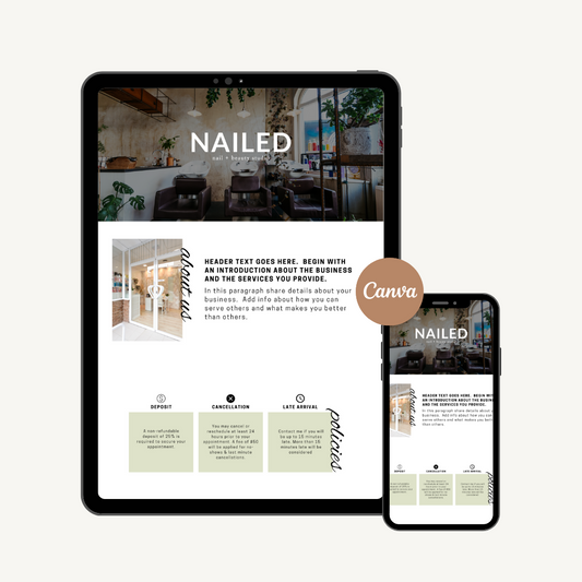 Acuity Booking Site Template | Nailed It